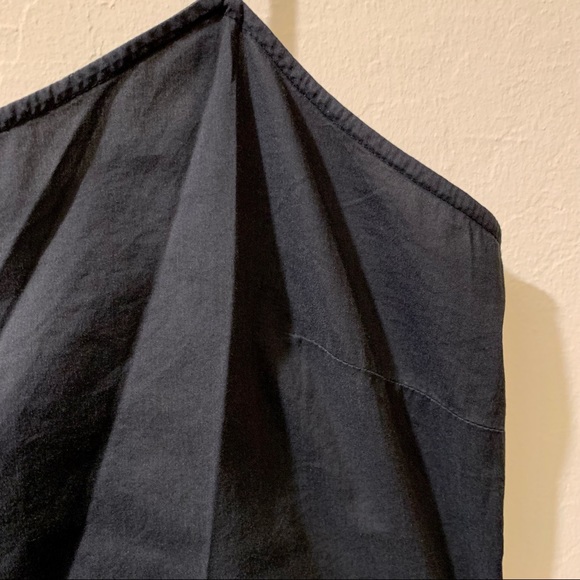 Helmut Lang Black Mini Slip Dress with Button Detailing - Size 6 (EUC) - Picture 3 of 6